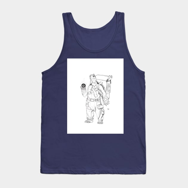 Way the Tortle Artificer from Intelligence Check Tank Top by IntelligenceCheck